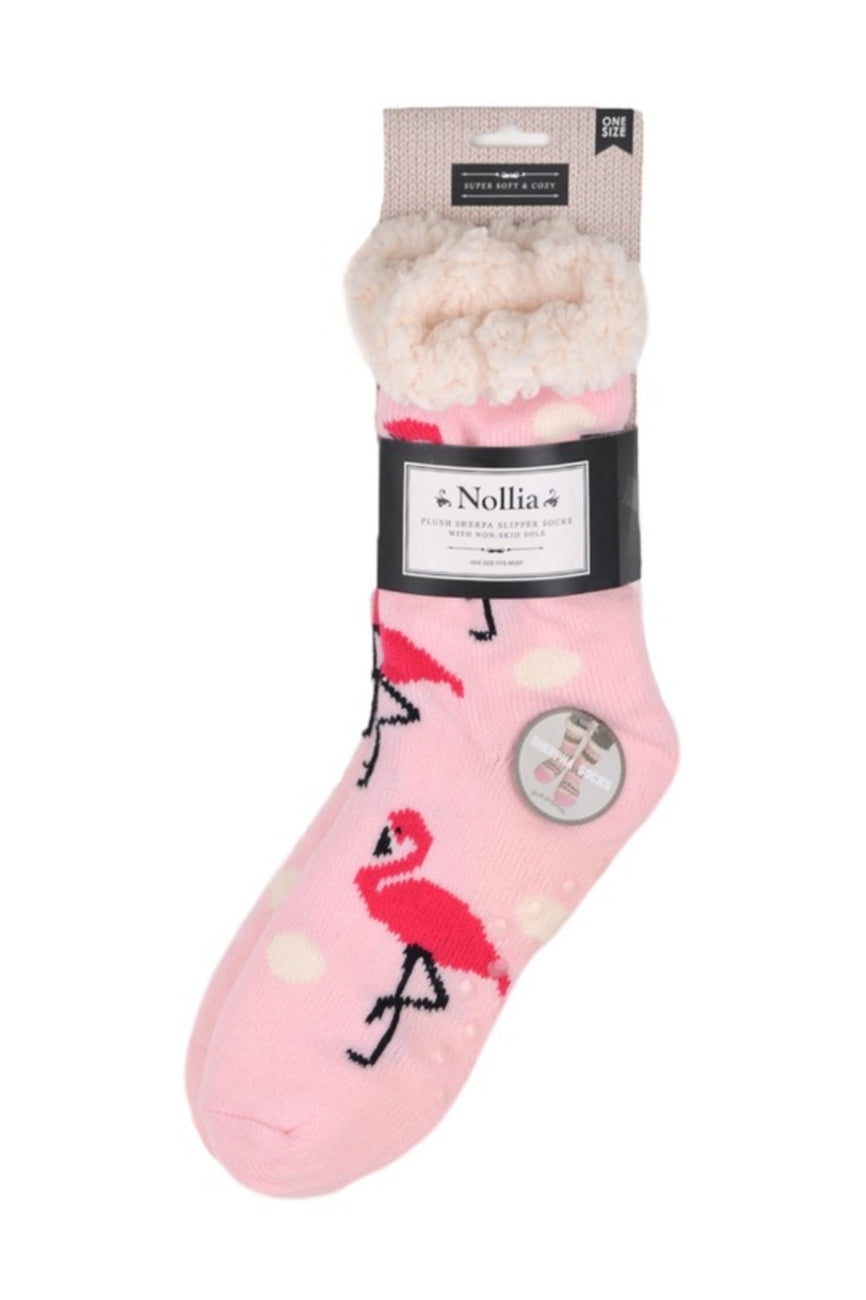 Kids' Nonskid Fleece Socks - Cosmos | Slipper Socks – Polar Feet Canada